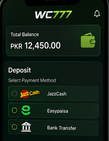 WC777 Deposit